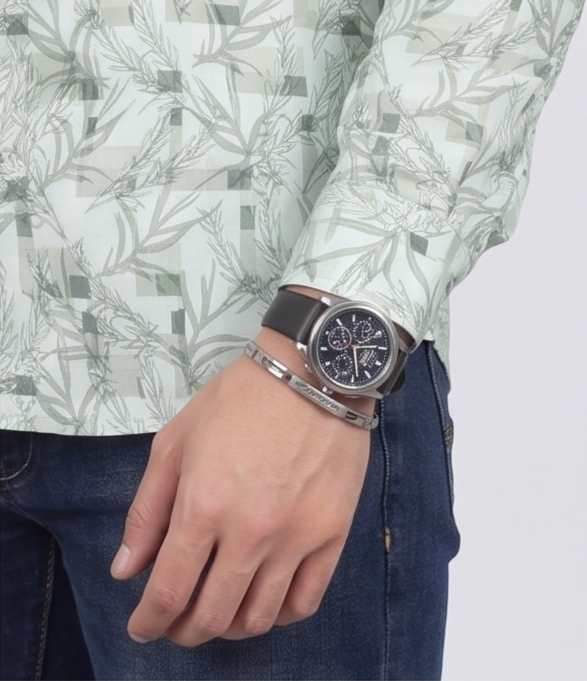 Men's Sage Green Floral Print Cotton Shirt